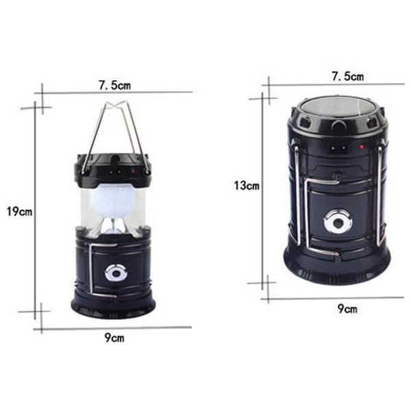 Clearance Solar Outdoor LED Camping Light With Portable Charging Power Bank