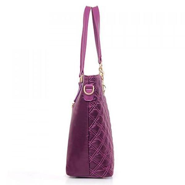 Clearance Women's Leather and Ruched Design Bag Set