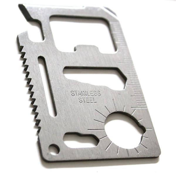 Clearance Outdoor Steel Sharp Blade Card Multi Tool for Camping