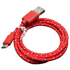 1m Android Woven Round Wire V8 Cable