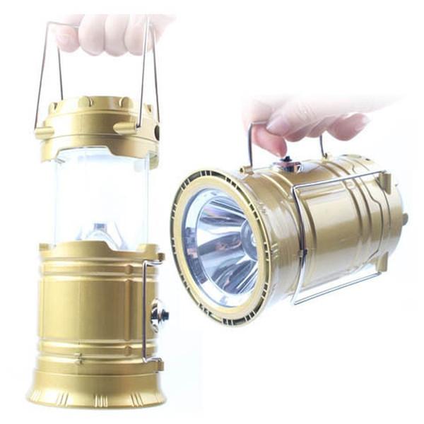 Clearance Solar Outdoor LED Camping Light With Portable Charging Power Bank