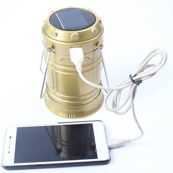 Clearance Solar Outdoor LED Camping Light With Portable Charging Power Bank