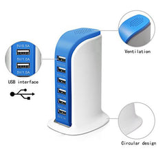 Clearance 30-Watt 6-Port USB Charging Station