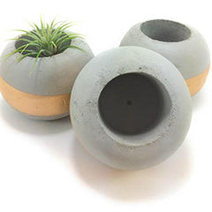 3 Pieces Concrete Succulent Planters