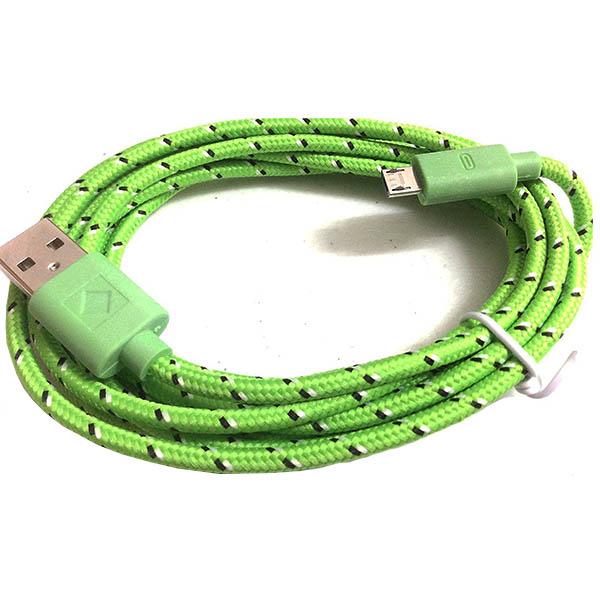 1m Android Woven Round Wire V8 Cable