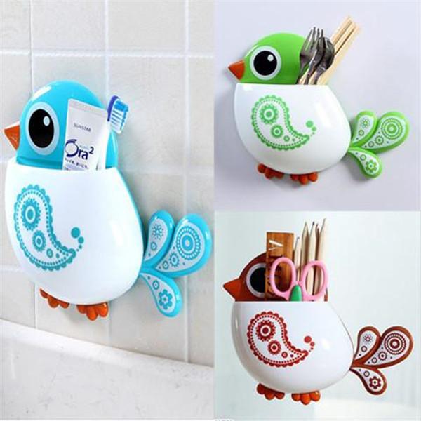 Clearance Bird Pattern Tooth Brush Holder