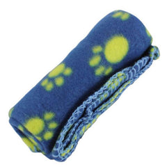 Paw Print Soft Warm Blanket Pet Bed Sofa