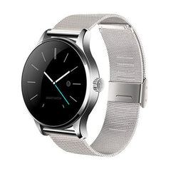 Smart Watch For iOS and Android with Heart Rate Monitor and Bluetooth - Metal