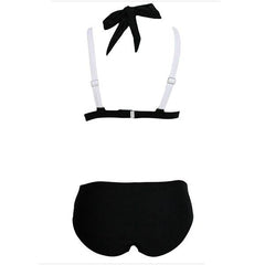 Clearance Summer StyleBlack and White Bikini Set