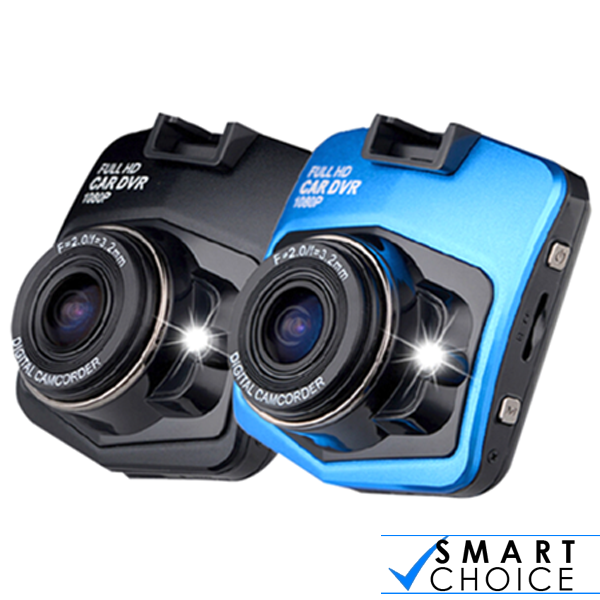 CAR GT300 Full 1080p HD DVR Dash Camera With Night Vision - Black or Blue