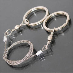 Silver Steel Wire Saw Emergency Outdoor Survival Tool