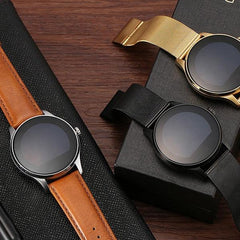 Smart Watch For iOS and Android with Heart Rate Monitor and Bluetooth - Metal