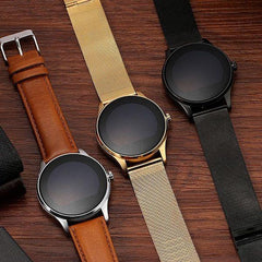 Smart Watch For iOS and Android with Heart Rate Monitor and Bluetooth - Metal