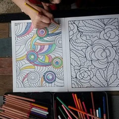 Clearance Stress Relieve Adult Coloring Book